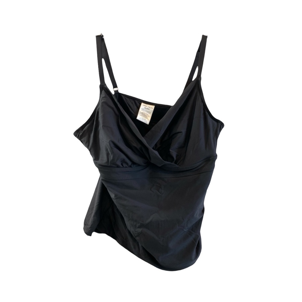 Anne Cole Elegant Black Tankini Top